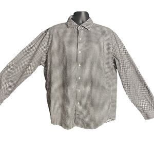 Paulo Solari black and white ￼Men's Adult Sz 3XLT Button Shirt Long Sleeve